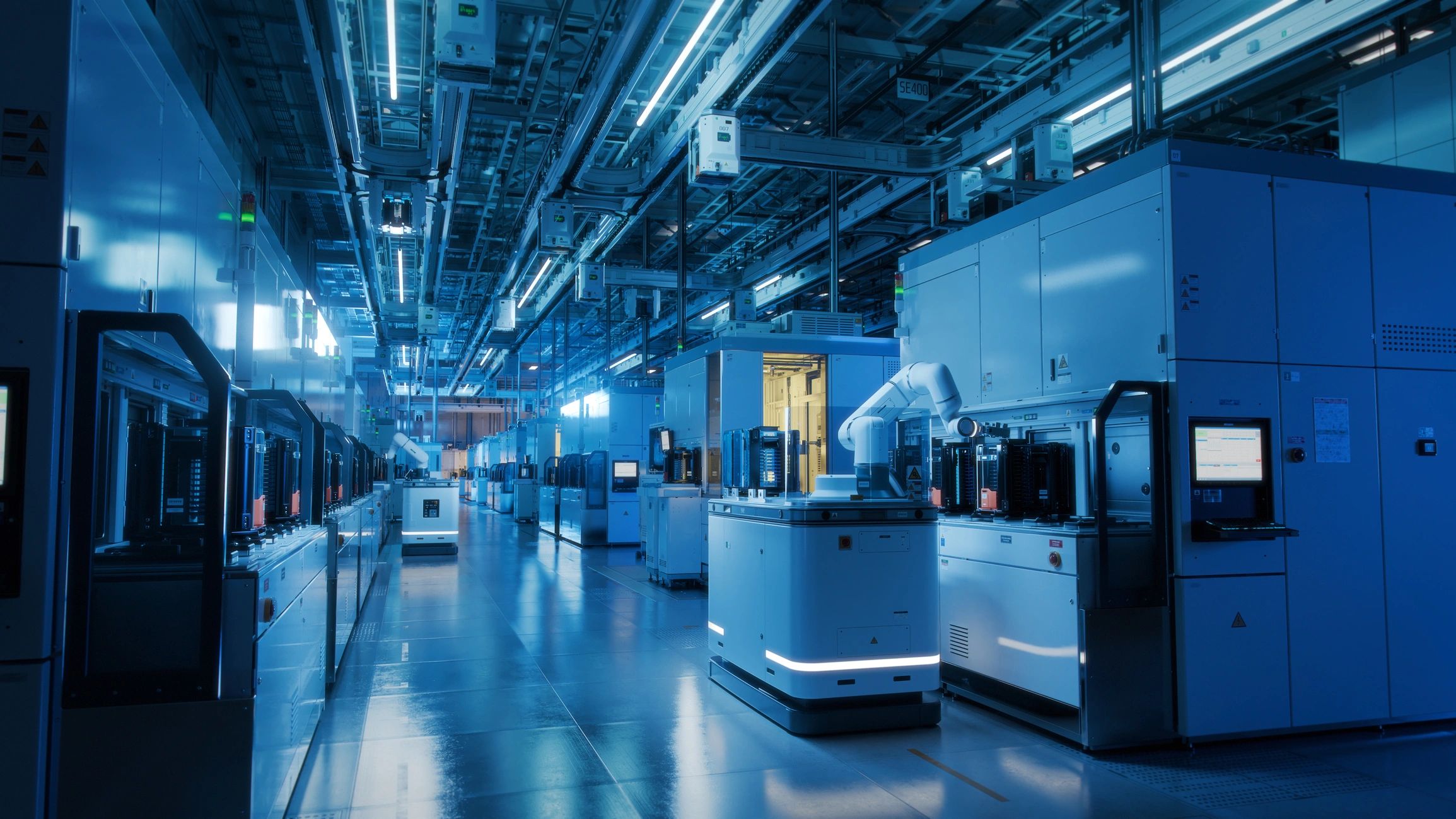 Advanced cleanroom facility symbolizing precision engineering and systems integration