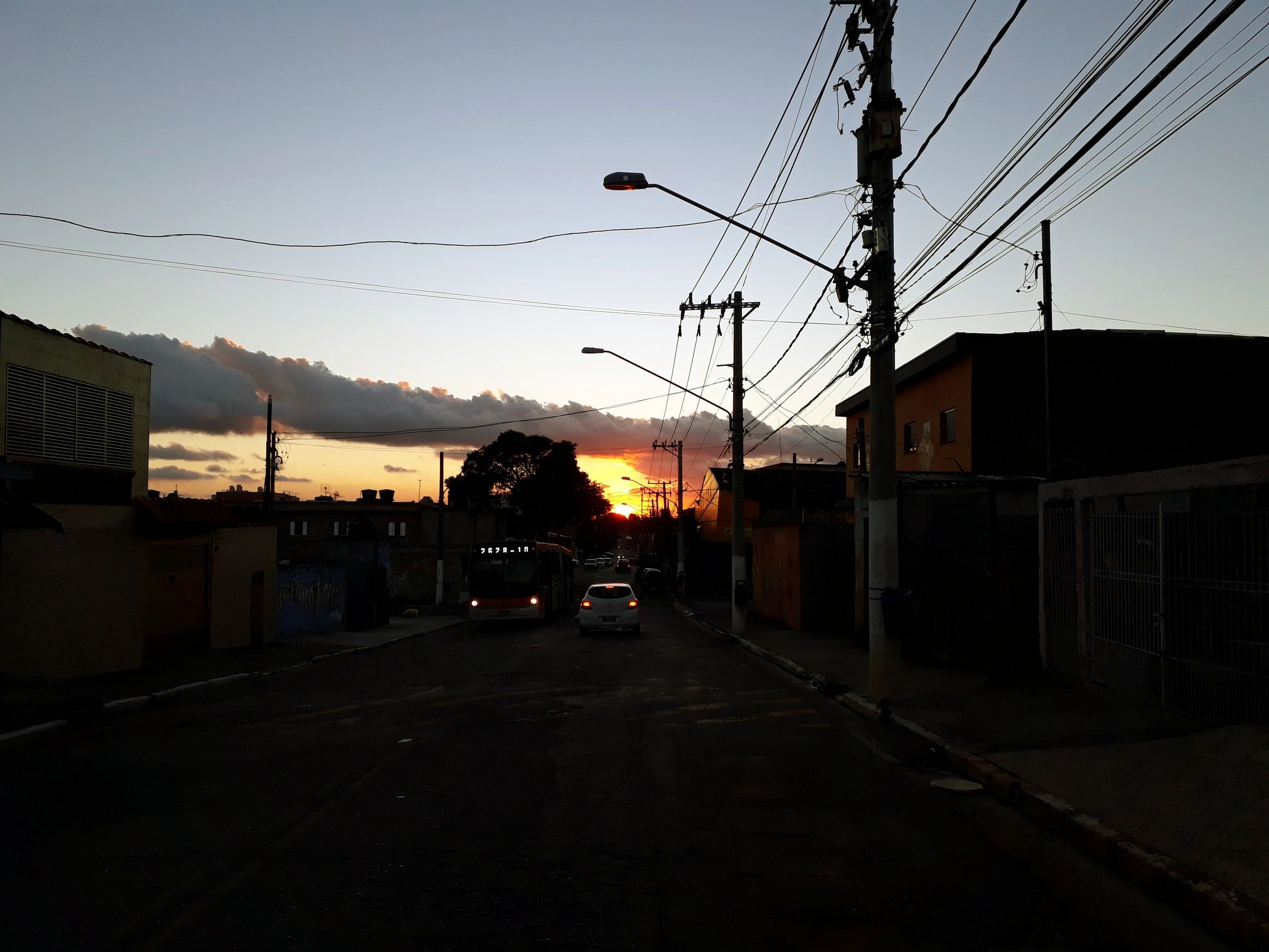 Electric bus in transit environment